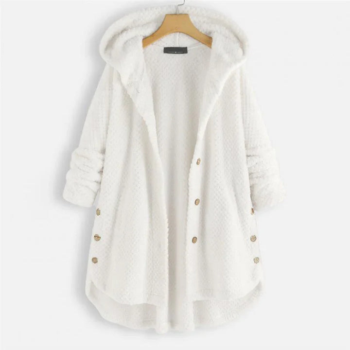 Dana Hooded Ribbed Coat