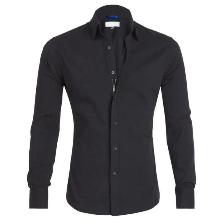 Oscar | Wrinkle free shirt with zipper