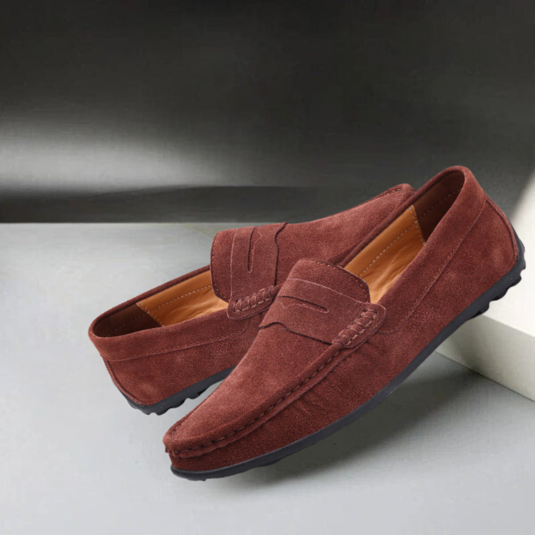 Arthur | Comfortable Suede Loafers