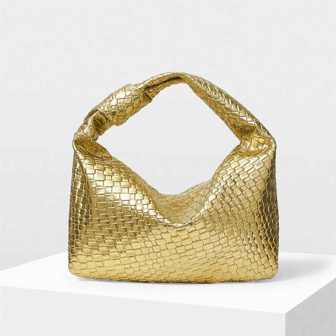 Landon | Woven knot handbag