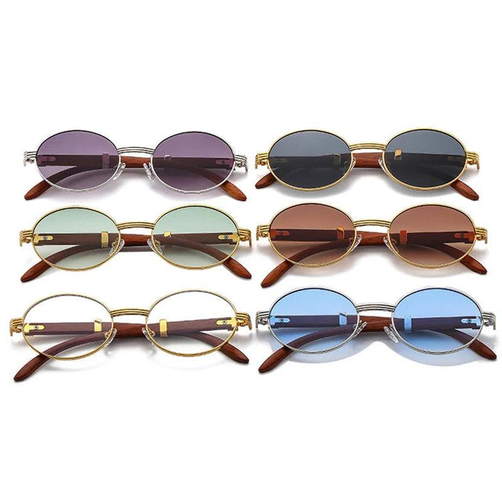 Retro Oval Sunglasses