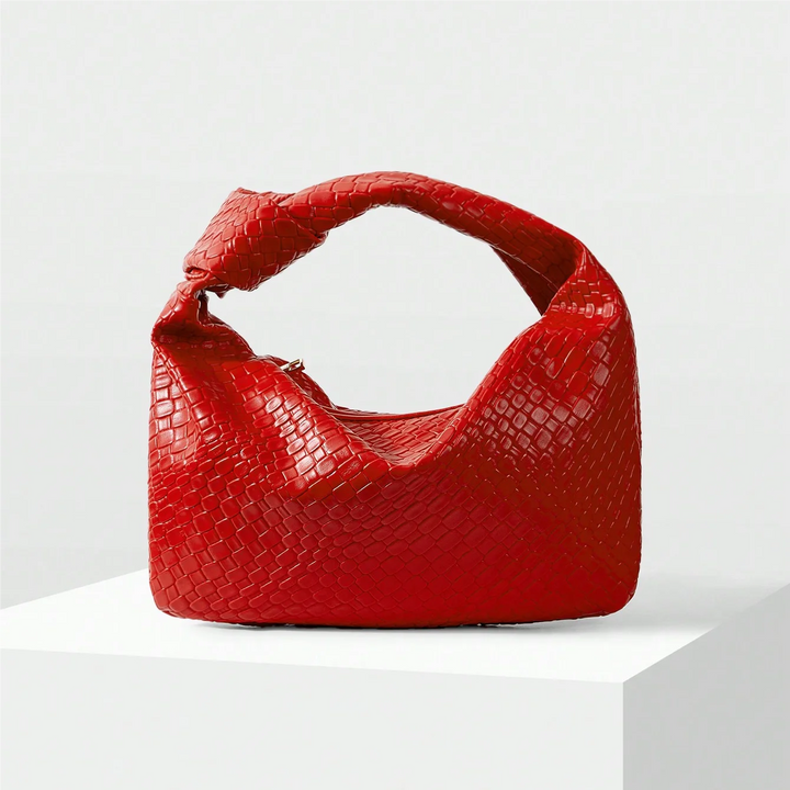 Landon | Woven knot handbag