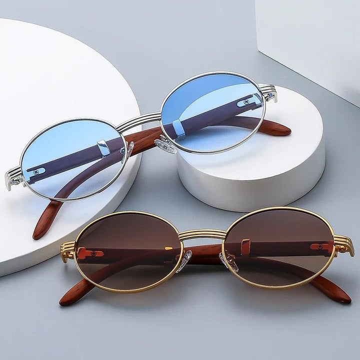 Retro Oval Sunglasses