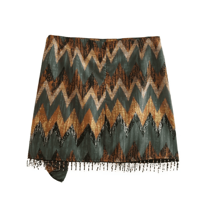 Ava | Beaded wrap skirt